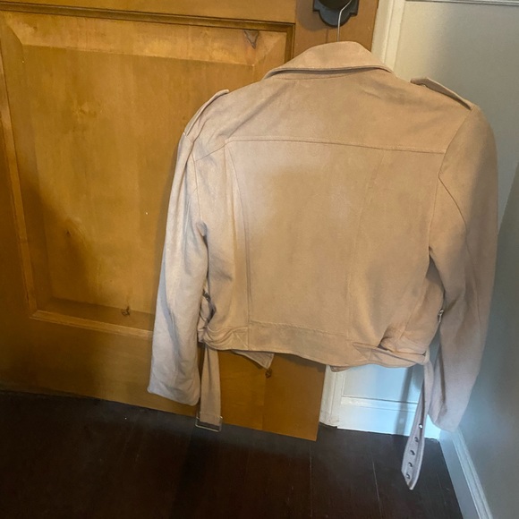 Sadie and Sage light pink faux jacket small - Picture 2 of 3